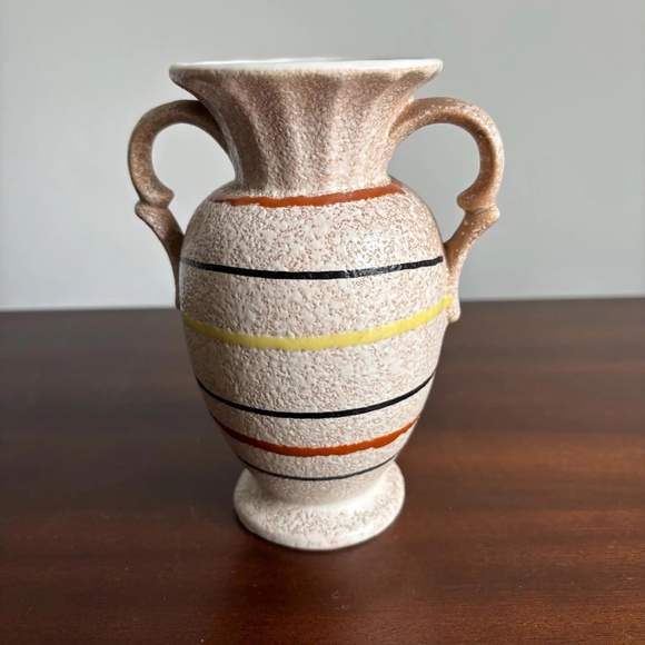 Vintage West German Ceramic 1960s Vase Scheurich 233-14 Mid Century Design 5.75" - Picture 3 of 9